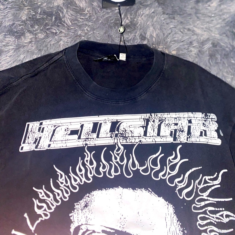 Black Graphic Hellstar Men's T-Shirt
